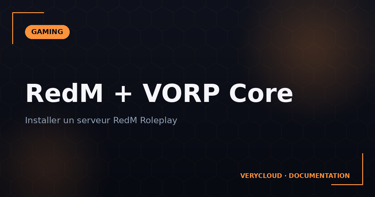 Install a RedM server with VORP Core
