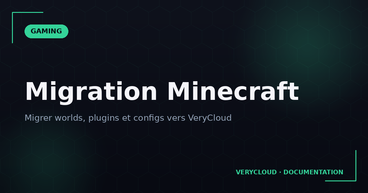 Migrer un serveur Minecraft vers VeryCloud