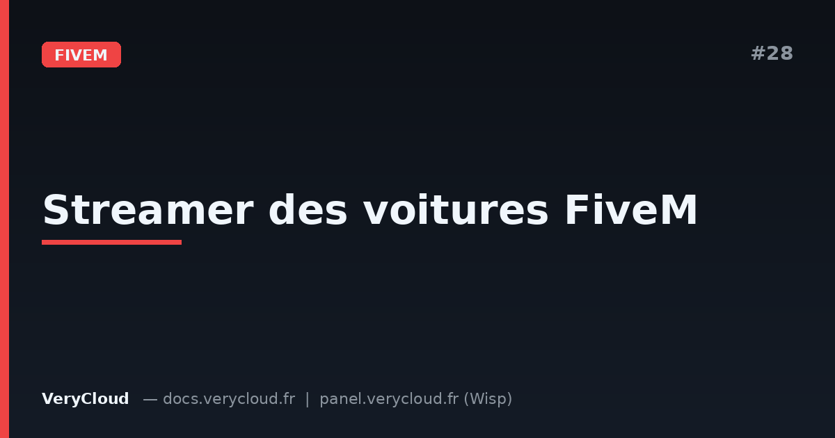 Stream custom vehicles on FiveM (vehicles.meta, ytd, yft)