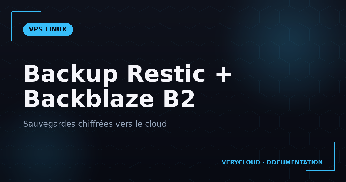 Sauvegarde automatique avec Restic + Backblaze B2