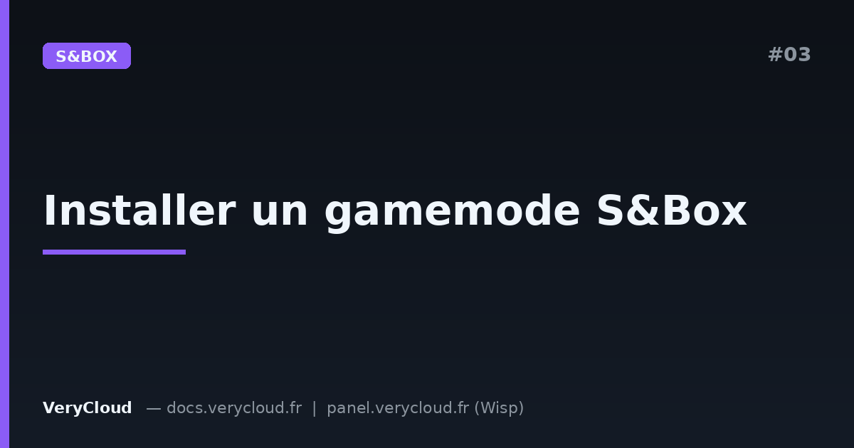 Installing an S&Box gamemode from sbox.game