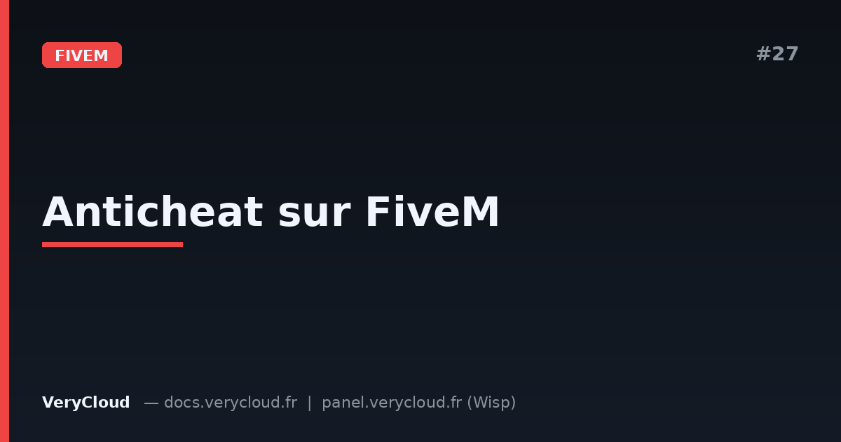 Install an anticheat on your FiveM server