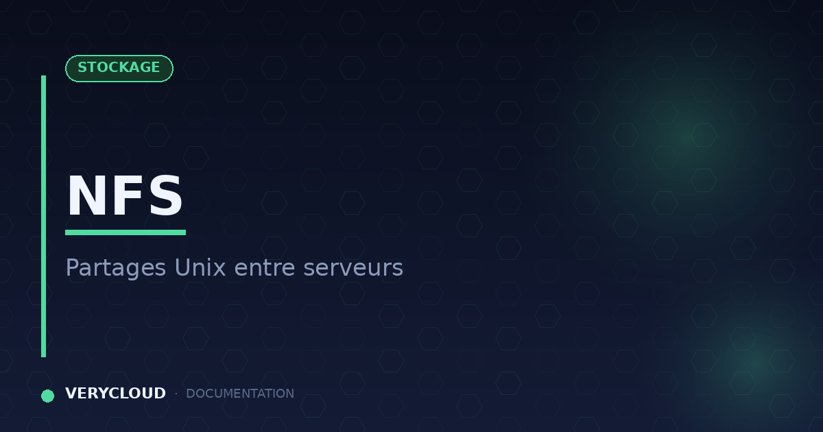 NFS : partage de fichiers Unix natif