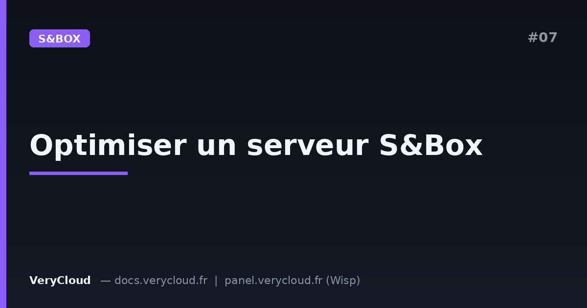 Tuning S&Box server performance