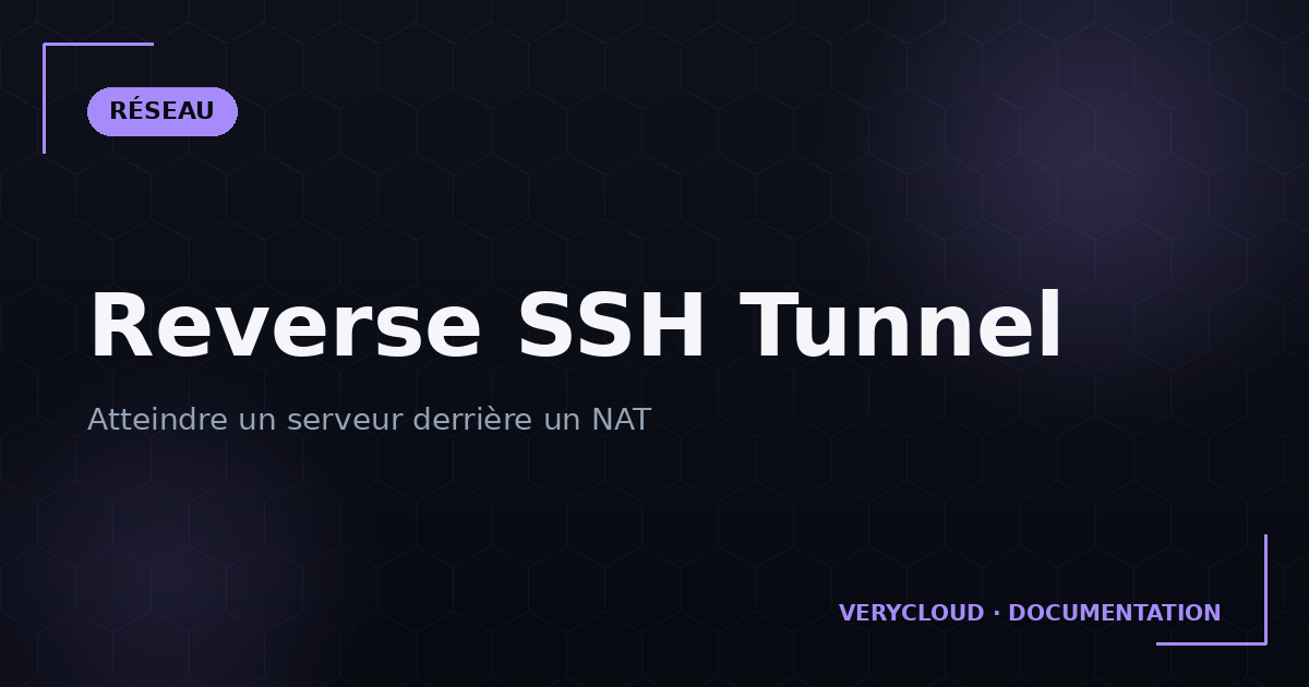 Reverse SSH tunnel: reach a server behind NAT