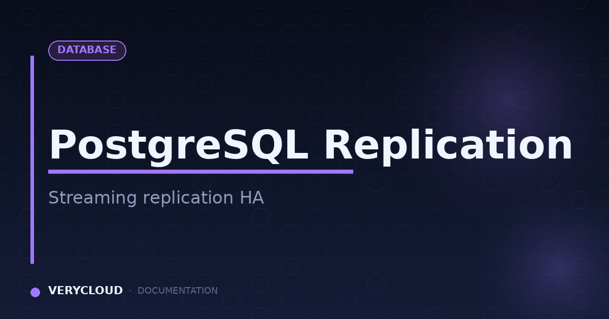 PostgreSQL: streaming replication